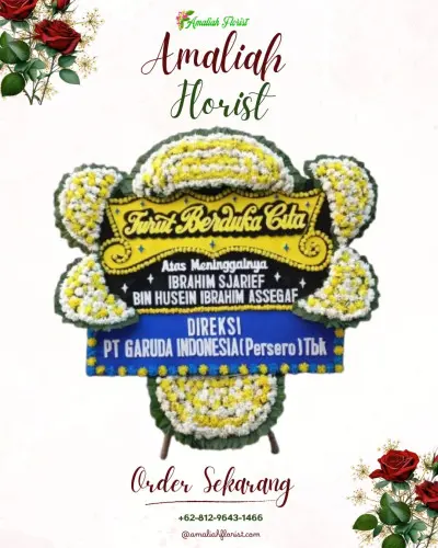 Papan Bunga Duka di Tarakan