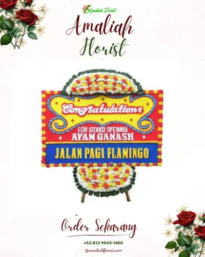 Bunga Papan Congratulation di Tarakan